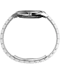 Timex Men's Quartz Analog Silver-Tone Stainless Steel Watch, 39mm