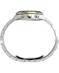 Timex Men's Quartz Analog Silver-Tone Stainless Steel Watch, 39mm