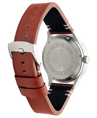 Avi-8 Men's Hawker Hurricane Kent Automatic Tan Leather Strap Watch, 43mm