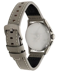 Avi-8 Men's Spitfire Lock Chronograph Gray Leather Strap Watch, 42mm