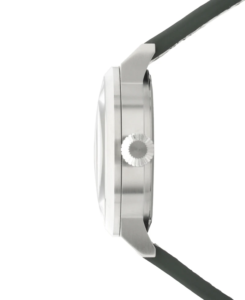 Avi-8 Men's Dambuster Chadwick Meca-Quartz Green Leather Strap Watch, 43mm
