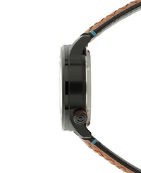 Avi-8 Men's Hawker Typhoon Baldwin Automatic Brown Leather Strap Watch, 42mm