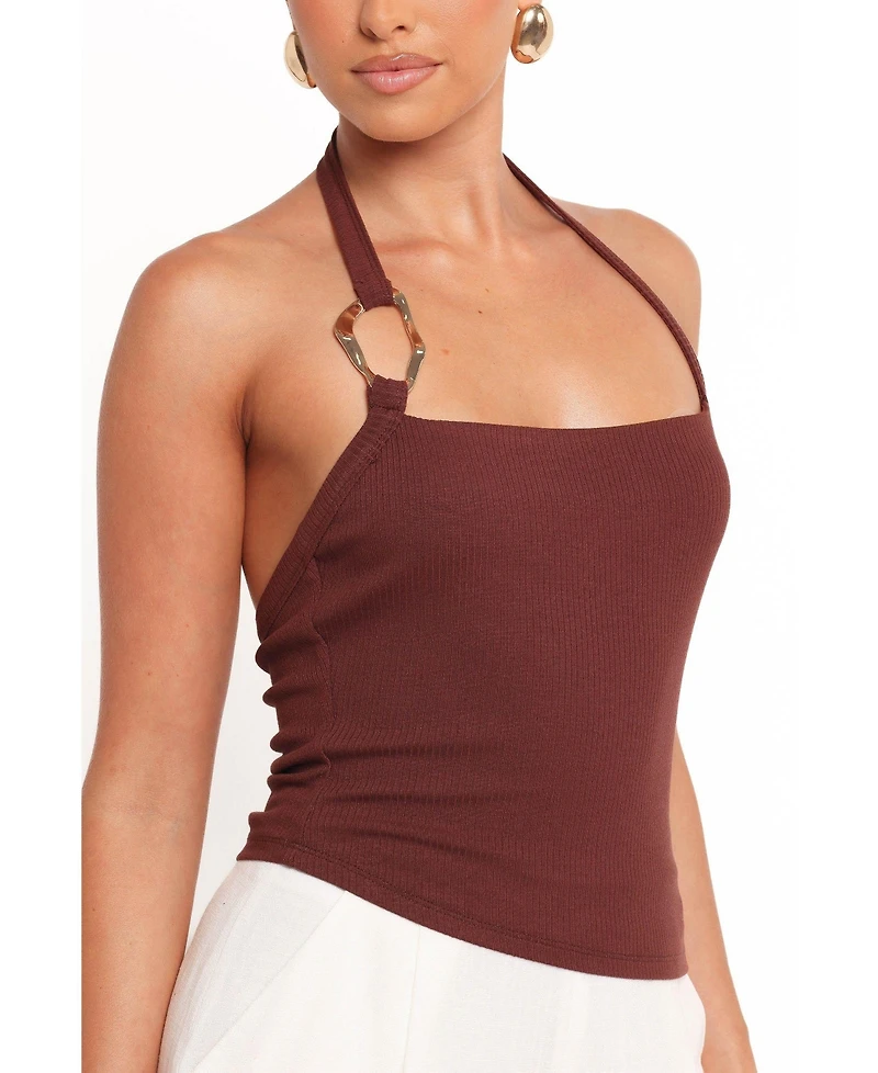 Petal and Pup Women's Yulissa Halter Knit Top