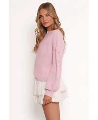 Petal and Pup Women's Mora Open Stitch Knit Sweater