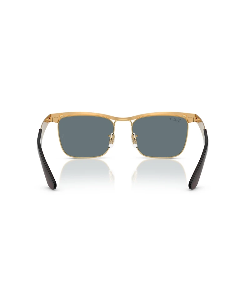 Ray-Ban Unisex Wayfarer Deluxe Polarized Sunglasses, RB3875