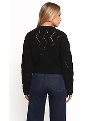 Petal and Pup Women's Birdie Tie Side Knit Sweater
