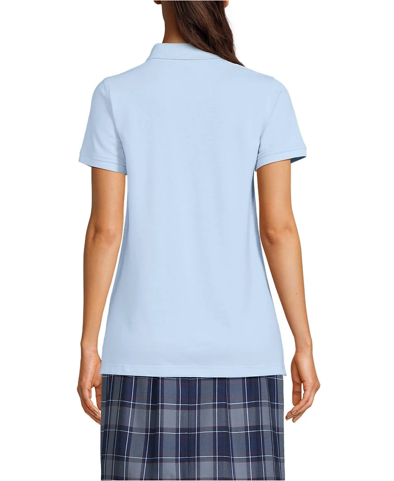 Lands' End Women's Short Sleeve Mesh Polo Shirt