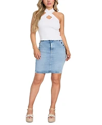 Guess Women's Yolanda High-Rise Denim Skirt