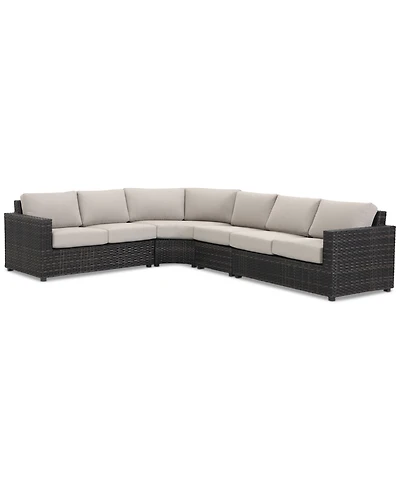 Ember Outdoor 4pc Sectional, Created for Macy's