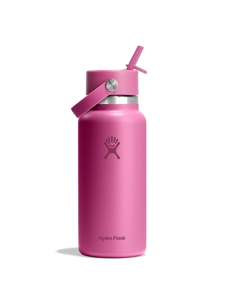 Hydro Flask oz Wide Mouth with Flex Straw Cap