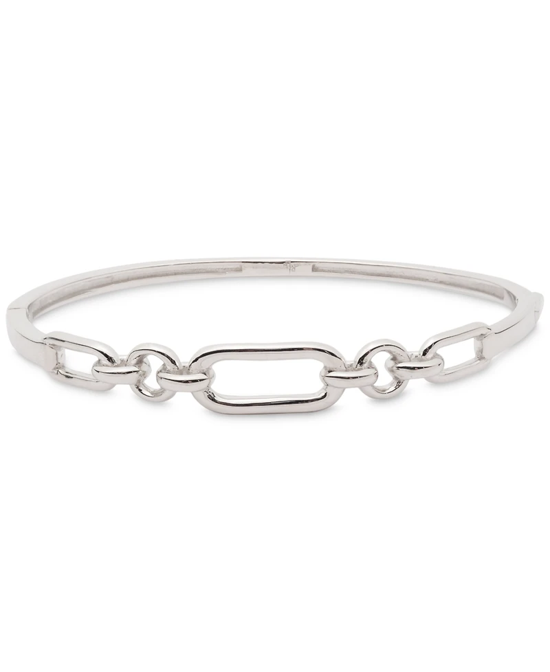 Lauren Ralph Lauren Sterling Silver Link Bangle Bracelet