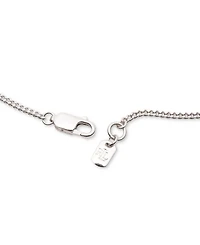 Lauren Ralph Lauren Sterling Silver Logo Script Link Bracelet
