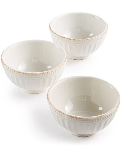 Lenox French Perle Groove Mini Bowls, Set of 3