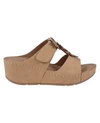 Gc Shoes Women's Talia Floral Wedge Sandals