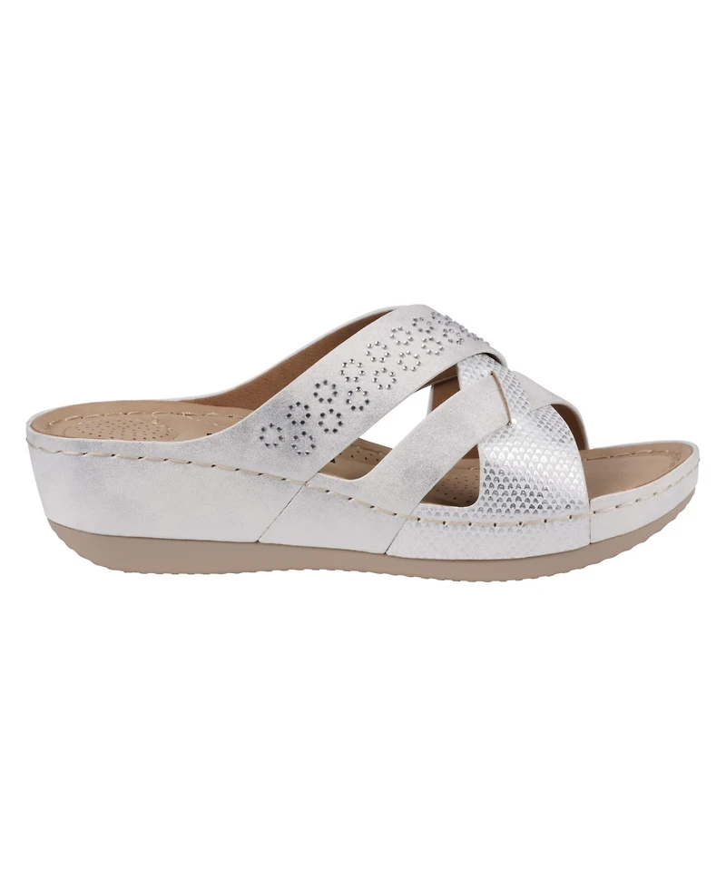 Gc Shoes Women's Soraya Strappy Wedge Sandals