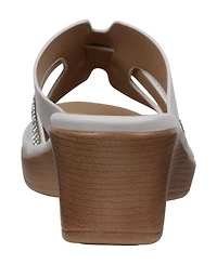 Gc Shoes Women's Frances Embellished Wedge Sandals