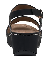 Gc Shoes Women's Alexia Embellished Wedge Sandals