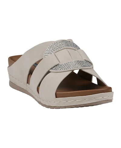 Gc Shoes Women's Betsy Embellished Wedge Sandals
