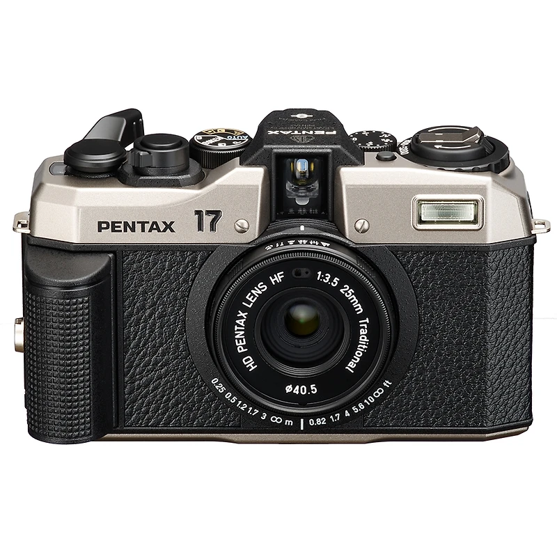 Pentax 17 Film Camera, Dark Silver