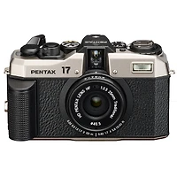 Pentax 17 Film Camera, Dark Silver