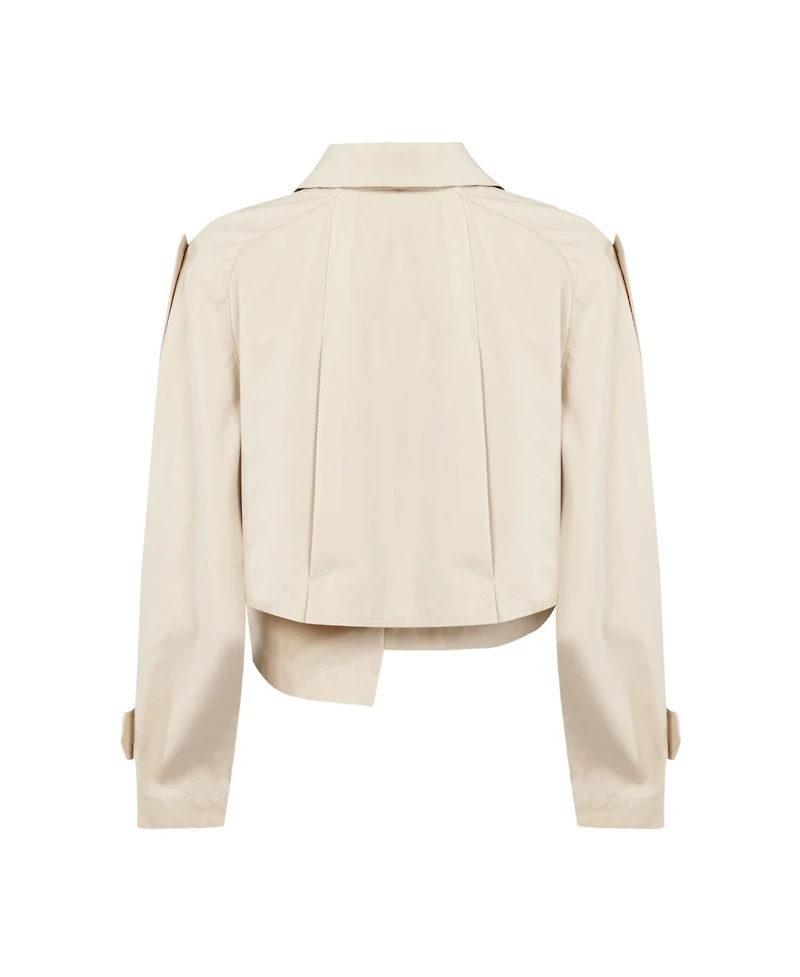 Pcfg Women's Free Heaven Cropped Trenchcoat