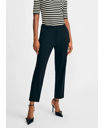 Isaac Mizrahi Women's Slim Straight Pant