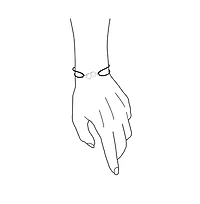 Bling Jewelry Minimalist Wrap Bracelet Black Leather Cord with Sterling Silver Handcuff Design