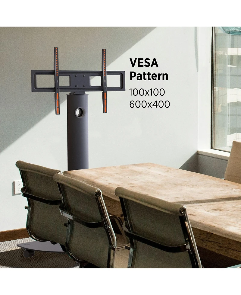 ProMounts Mobile Tv Stand Mount for 32” to 72” Screens, Holds up to 88lbs