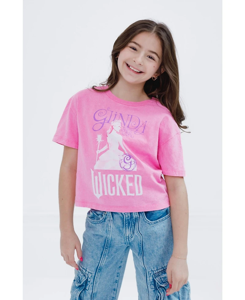 Wicked Girls Universal Studios Boxy Drop Shoulder T-Shirt