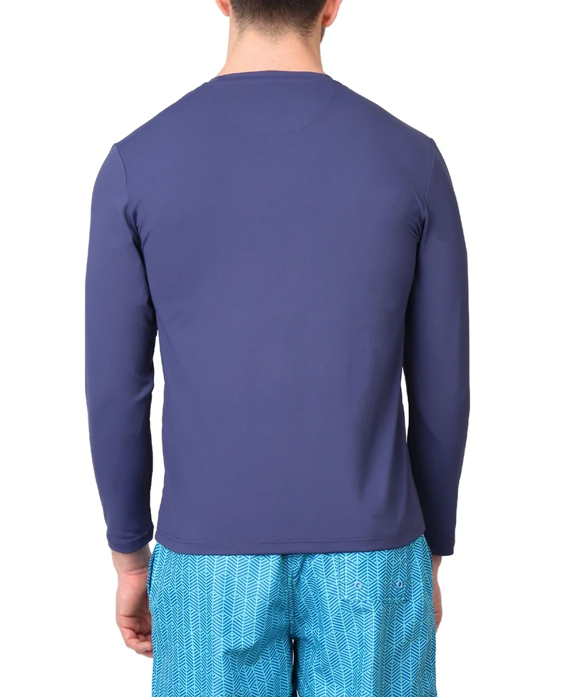 Tailorbyrd Men's Solid Performance Long Sleeve Rashguard