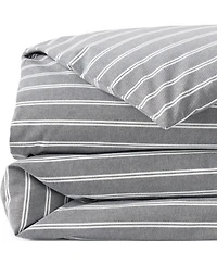 Lands' End Oxford Yarn Dyed Cotton Reversible Duvet Cover