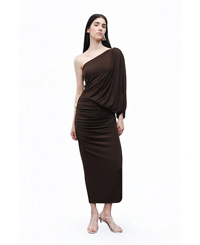 Nocturne Women's Draped Detail Maxi Dress