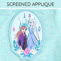 Frozen Toddler Girls Disney Loop Terry Cloth Hooded Zip Up Swim Cover