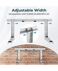 Mini Split Wall Mounting Bracket for 12000-24000 Btu Universal Ductless Ac