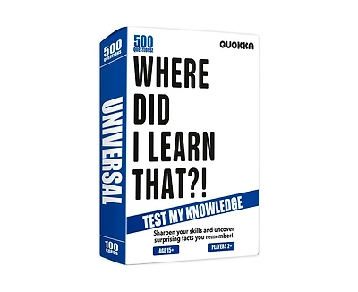 Quokka Trivia Card Game for Adults, Teens, and Families – Cards with Answers
