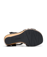Clarks Collection Women's Seannah Madi Wedge Sandals