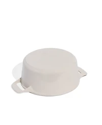 Made Enameled Cast Iron 5.5-Quarts Round Dutch Oven with Lid
