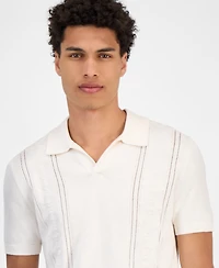 Guess Men's Relaxed-Fit Bryant Pointelle Shirt