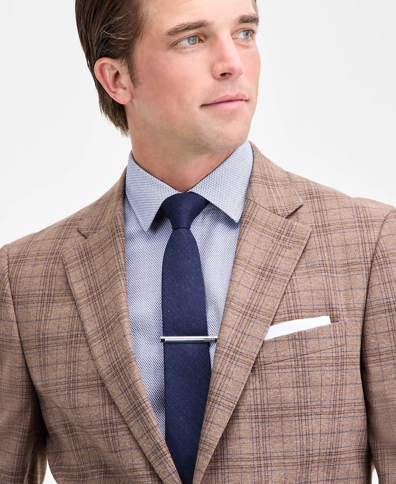 Nautica Men's Modern-Fit Stretch Pattern Sport Coat