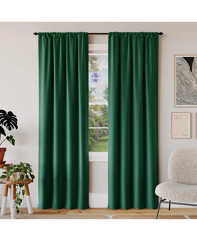 Rianna Theater Grade Extreme 100% Blackout Rod Pocket Curtain Panel