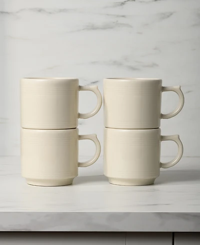 Fiesta Linen Stackable Mugs, Set of 4