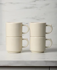 Fiesta Linen Stackable Mugs, Set of 4