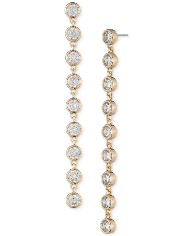 Lauren Ralph Cubic Zirconia Linear Drop Earrings