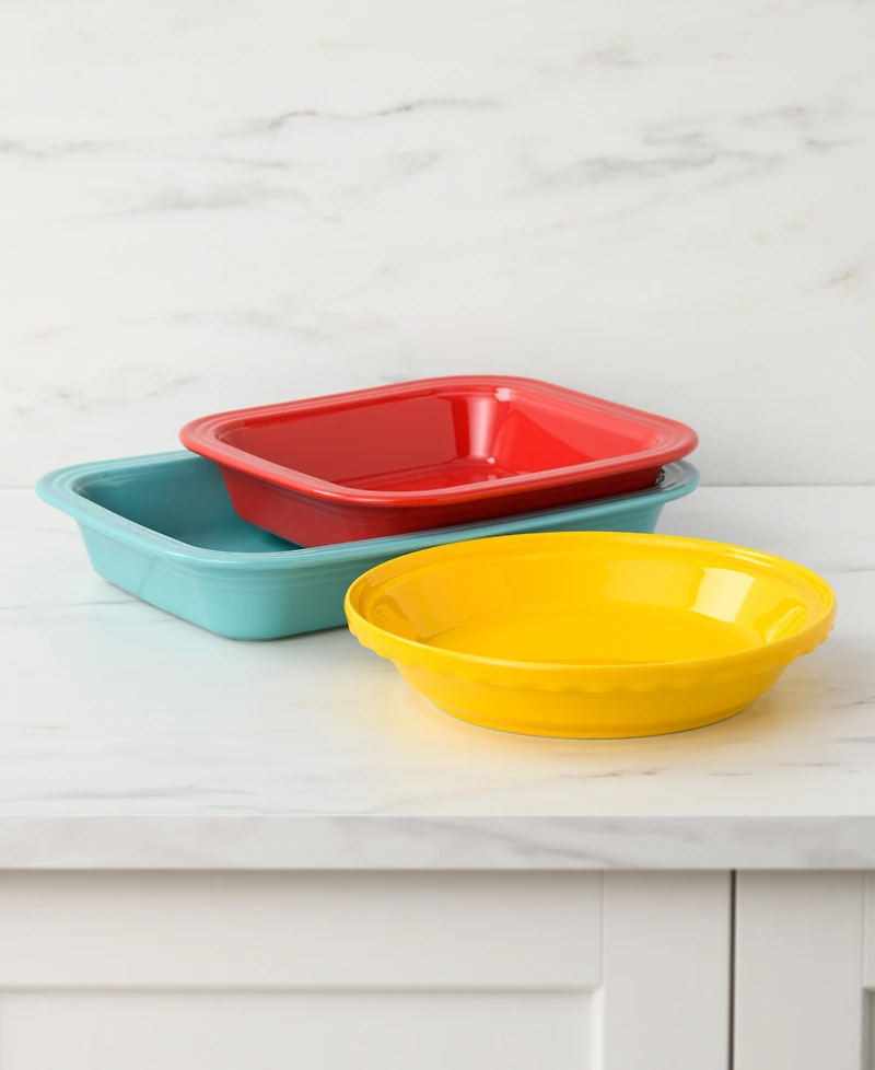 Fiesta Linen Deep Dish Pie Baker 10.25"