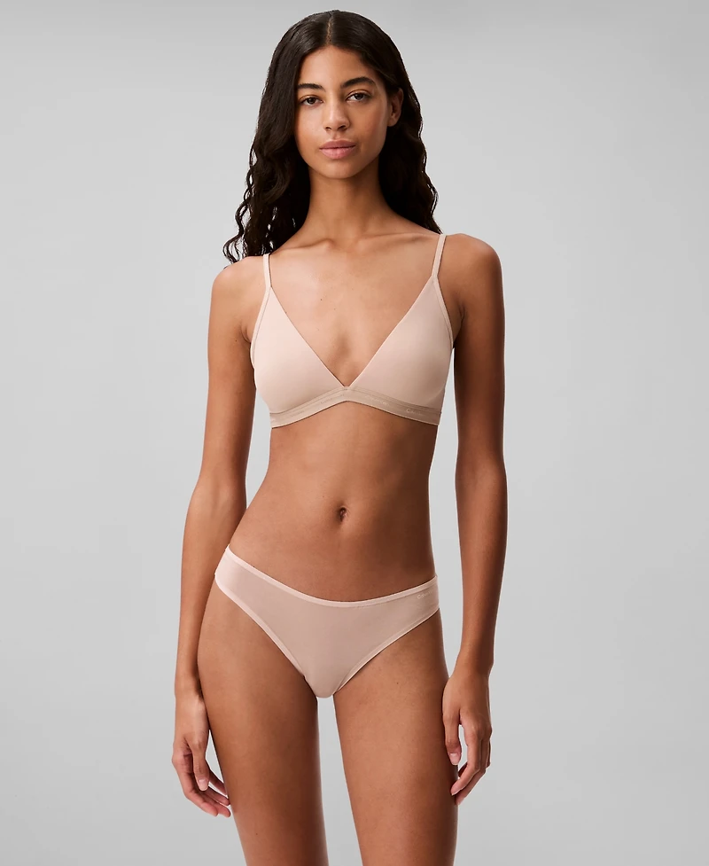 Calvin Klein Women's Ideal Cotton Thong Underwear QD5124
