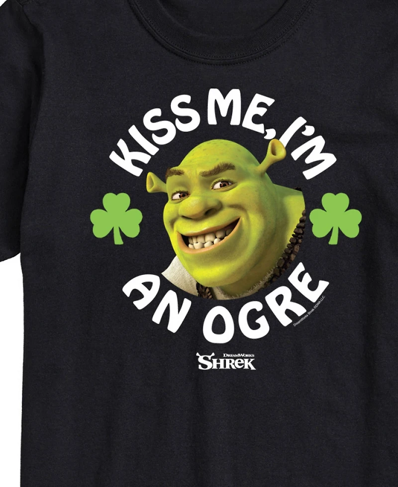 Airwaves Men's Shrek Kiss Me I'm An Ogre Short Sleeve T-Shirt
