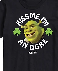 Airwaves Men's Shrek Kiss Me I'm An Ogre Short Sleeve T-Shirt