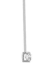 Diamond Solitaire 18" Pendant Necklace (1 ct. t.w.) in 14k White Gold