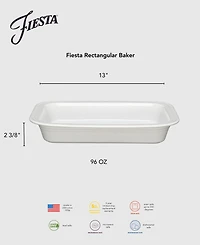 Fiesta Linen Rectangular Baker 9" x 13"