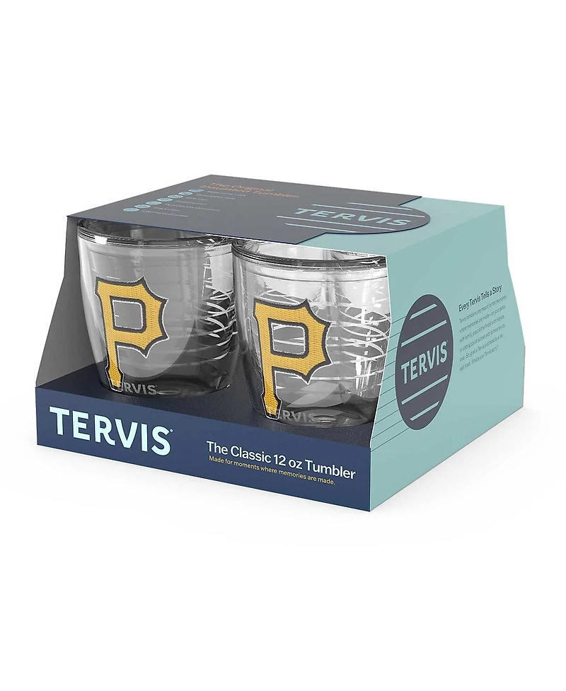 Tervis Tumbler Pittsburgh Pirates 12oz. Emblem Tumbler, Set of 4